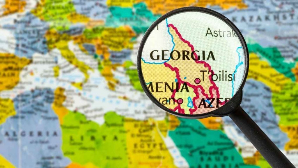 المسافة بين تبليسي والمدن الجورجية